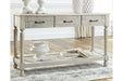 Shawnalore Whitewash Sofa/Console Table - Lara Furniture