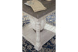 Havalance Gray/White End Table - Lara Furniture