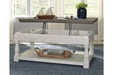 Havalance Gray/White Lift-Top Coffee Table - Lara Furniture