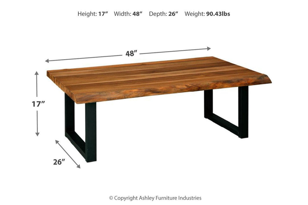 Brosward Two-tone Coffee Table - Lara Furniture