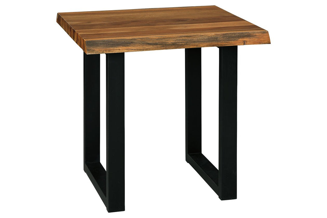 Brosward Two-tone End Table - Lara Furniture