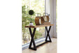 Wesling Light Brown Sofa/Console Table - Lara Furniture