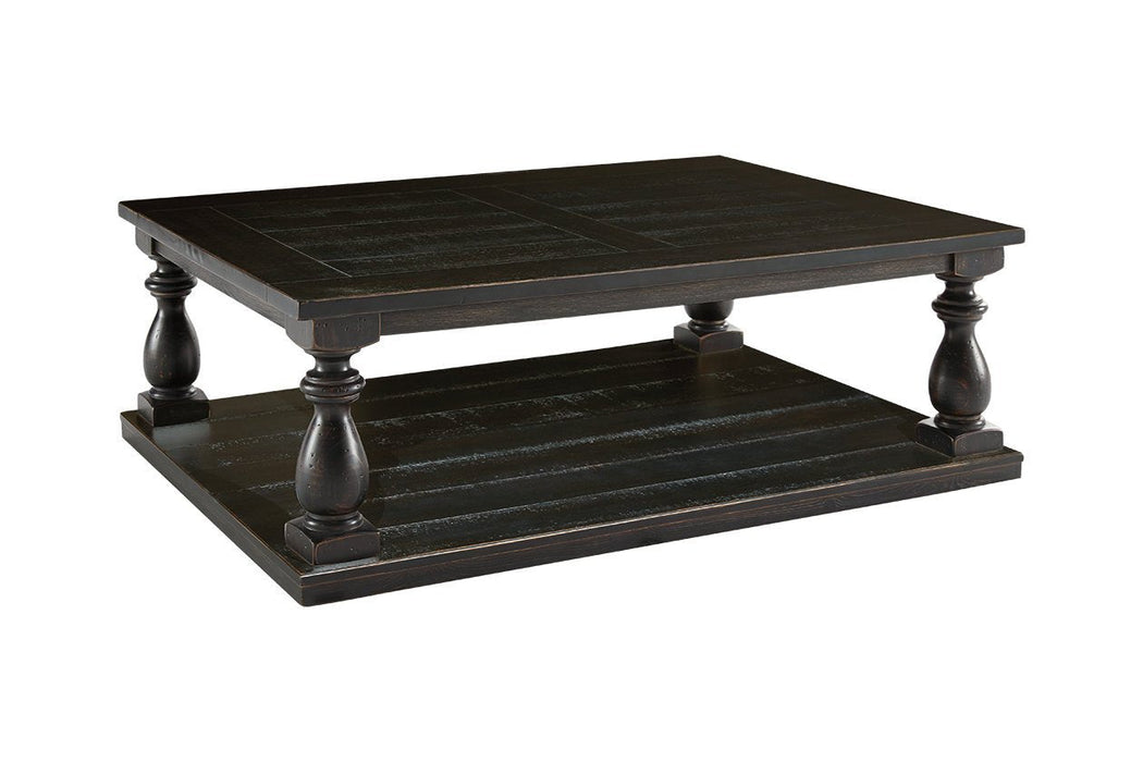 Mallacar Black Coffee Table - Lara Furniture