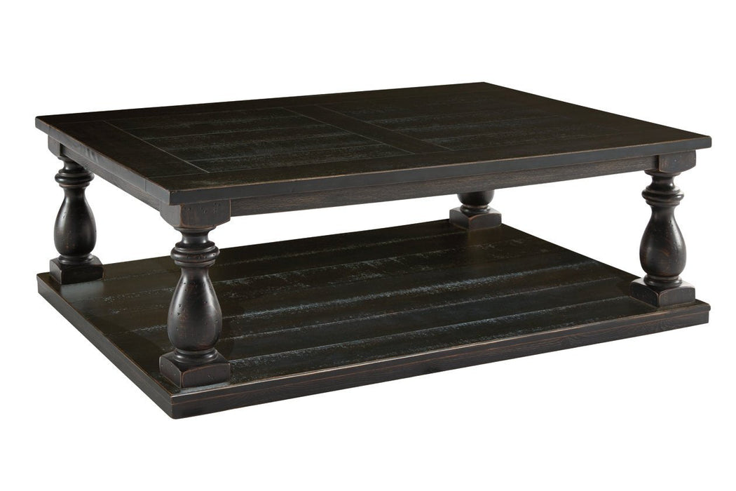 Mallacar Black Coffee Table - Lara Furniture