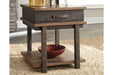 Stanah Two-tone End Table - Lara Furniture