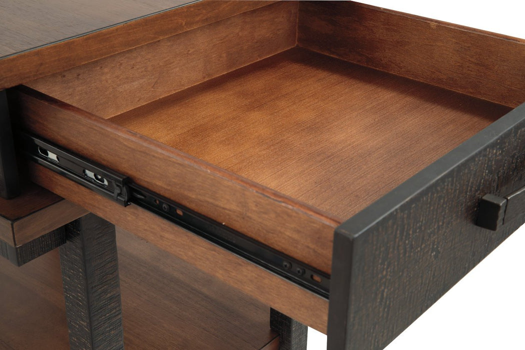 Stanah Two-tone End Table - Lara Furniture