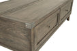 Chazney Rustic Brown Coffee Table with Lift Top - Lara Furniture