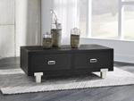 Chisago Black Lift-Top Coffee Table - Lara Furniture