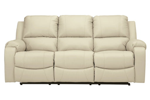 Rackingburg Cream Power Reclining Sofa - Lara Furniture