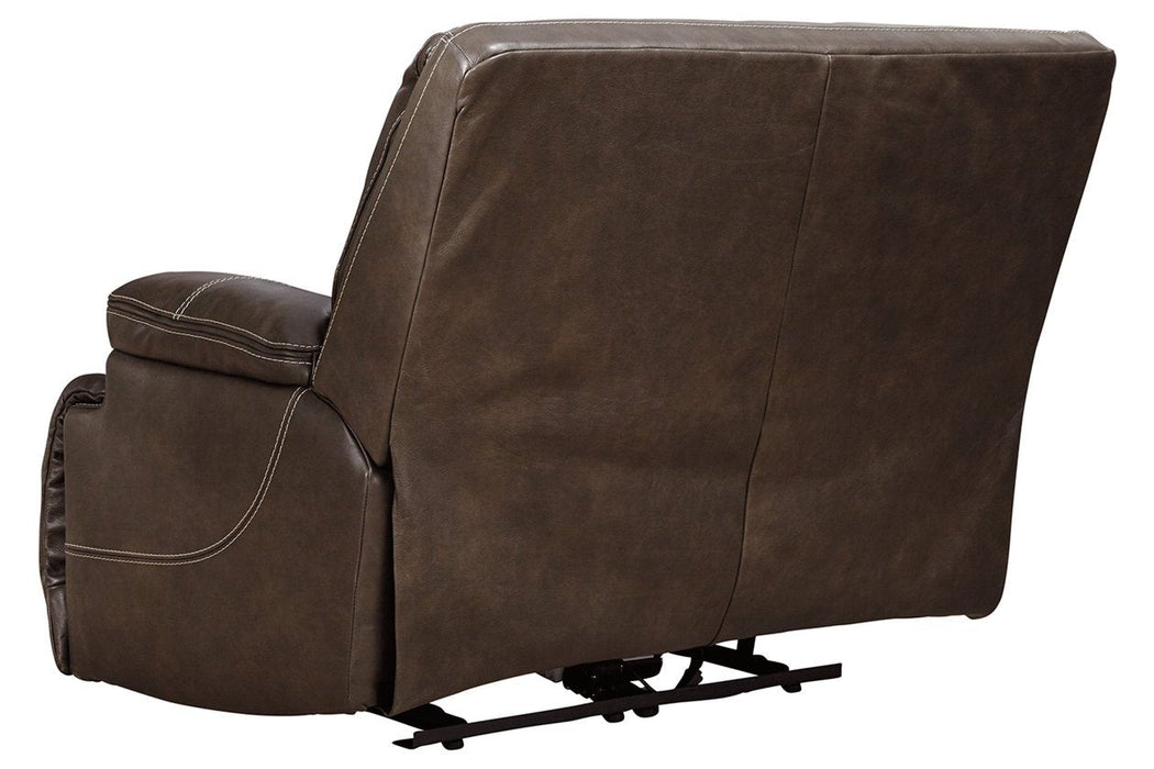 Ricmen Walnut Oversized Power Recliner - Lara Furniture