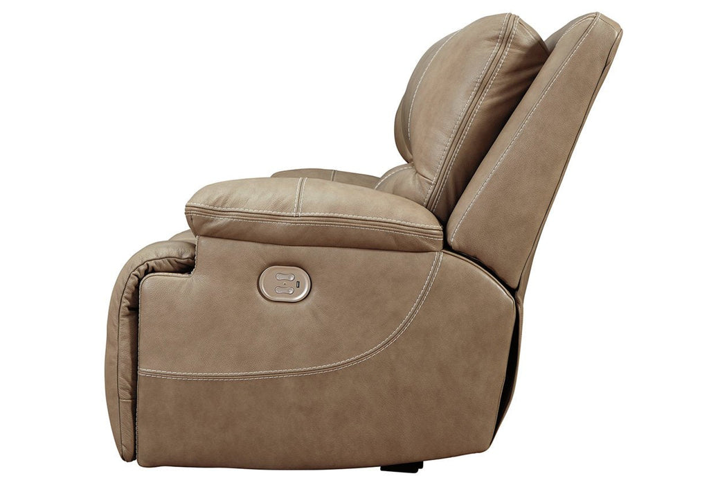 Ricmen Putty Power Reclining Sofa - Lara Furniture