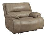 Ricmen Putty Oversized Power Recliner - Lara Furniture