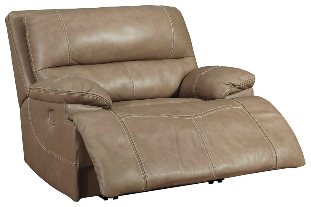 Ricmen Putty Oversized Power Recliner - Lara Furniture