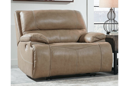 Ricmen Putty Oversized Power Recliner - Lara Furniture