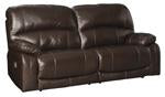 Hallstrung Chocolate Power Reclining Sofa - Lara Furniture