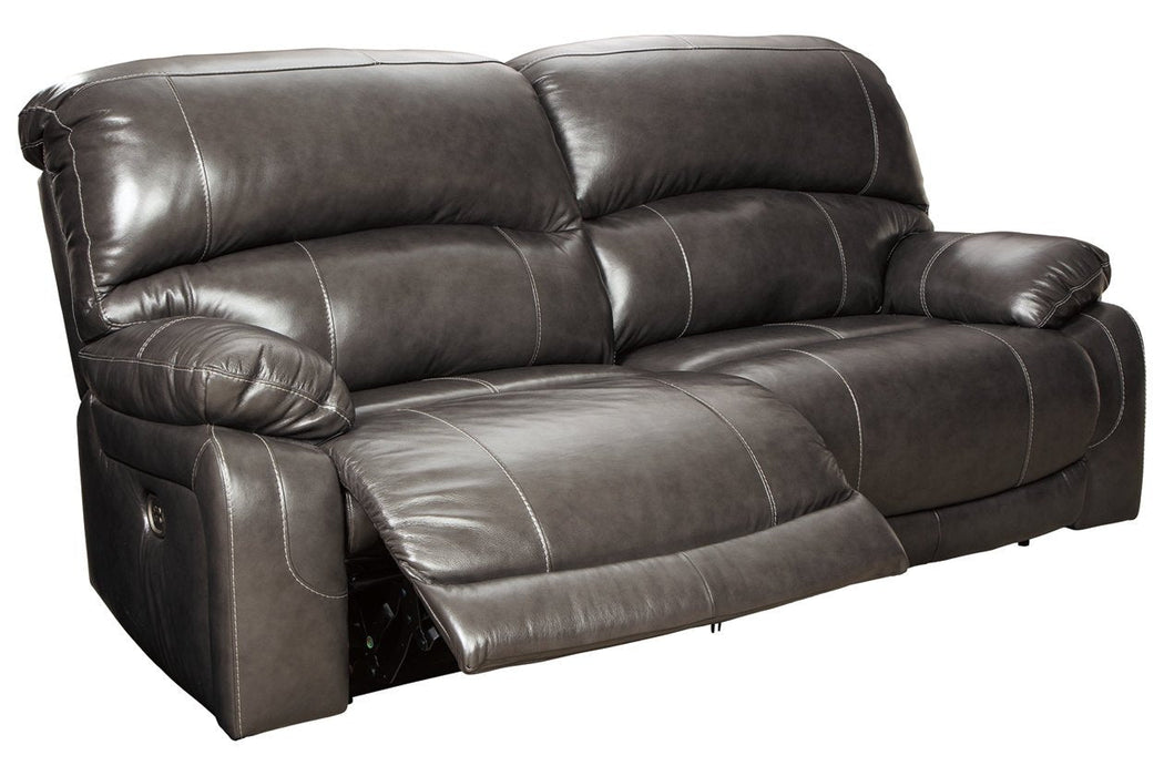 Hallstrung Gray Power Reclining Sofa - Lara Furniture