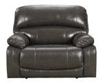 Hallstrung Gray Oversized Power Recliner - Lara Furniture