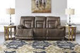 Wurstrow Umber Power Reclining Sofa - Lara Furniture