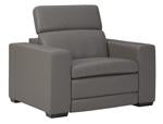 Texline Gray Power Recliner - Lara Furniture