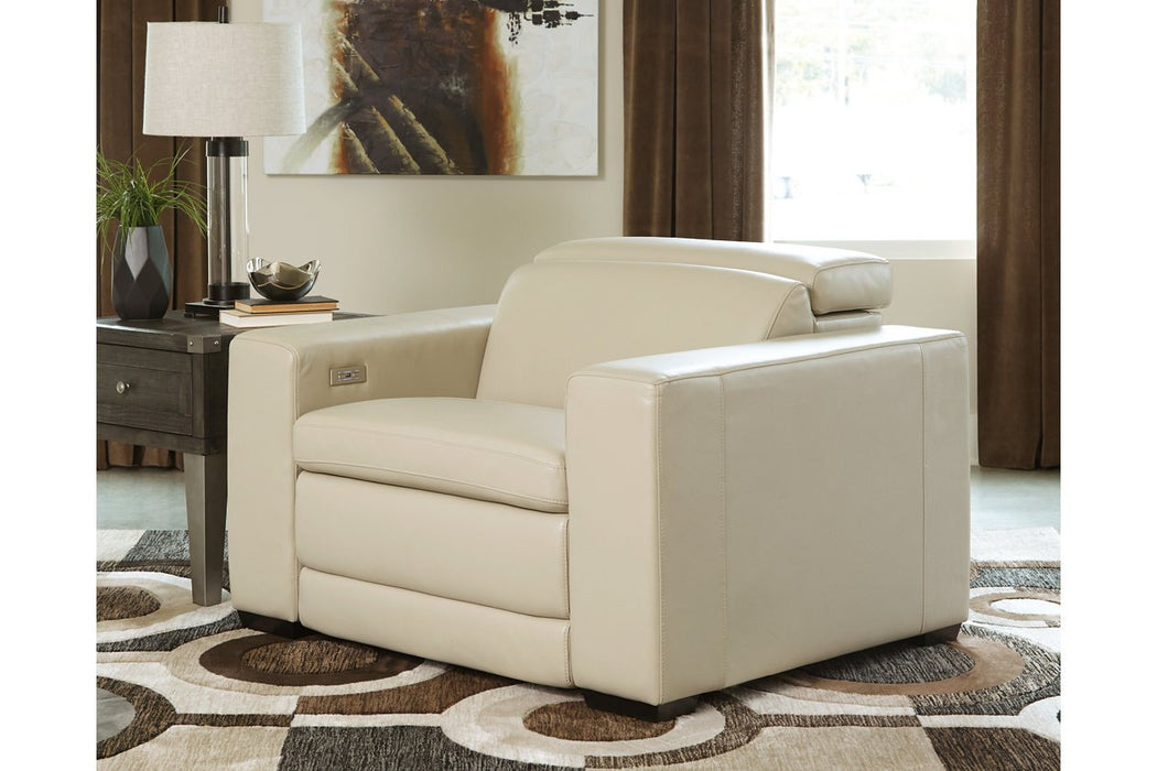 Texline Sand Power Recliner - Lara Furniture