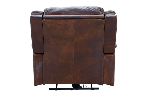 Catanzaro Mahogany Power Recliner - Lara Furniture