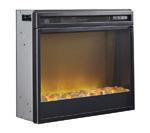 Entertainment Accessories Black Electric Fireplace Insert - Lara Furniture