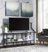 Donnesta Gray/Black 65" TV Stand - Lara Furniture