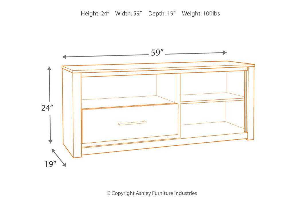 Derekson Multi Gray 59" TV Stand - Lara Furniture