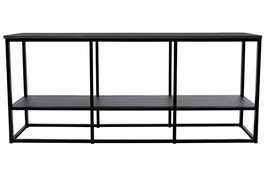 Yarlow Black 65" TV Stand - Lara Furniture