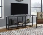 Yarlow Black 65" TV Stand - Lara Furniture