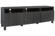 Yarlow Black 70" TV Stand - Lara Furniture