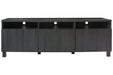 Yarlow Black 70" TV Stand - Lara Furniture