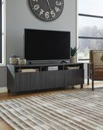 Yarlow Black 70" TV Stand - Lara Furniture