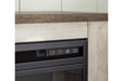 Willowton Whitewash Fireplace Mantel - Lara Furniture