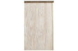 Willowton Whitewash Fireplace Mantel - Lara Furniture