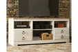 Willowton Whitewash 64" TV Stand - Lara Furniture