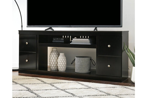 Shay Black 76" TV Stand - Lara Furniture