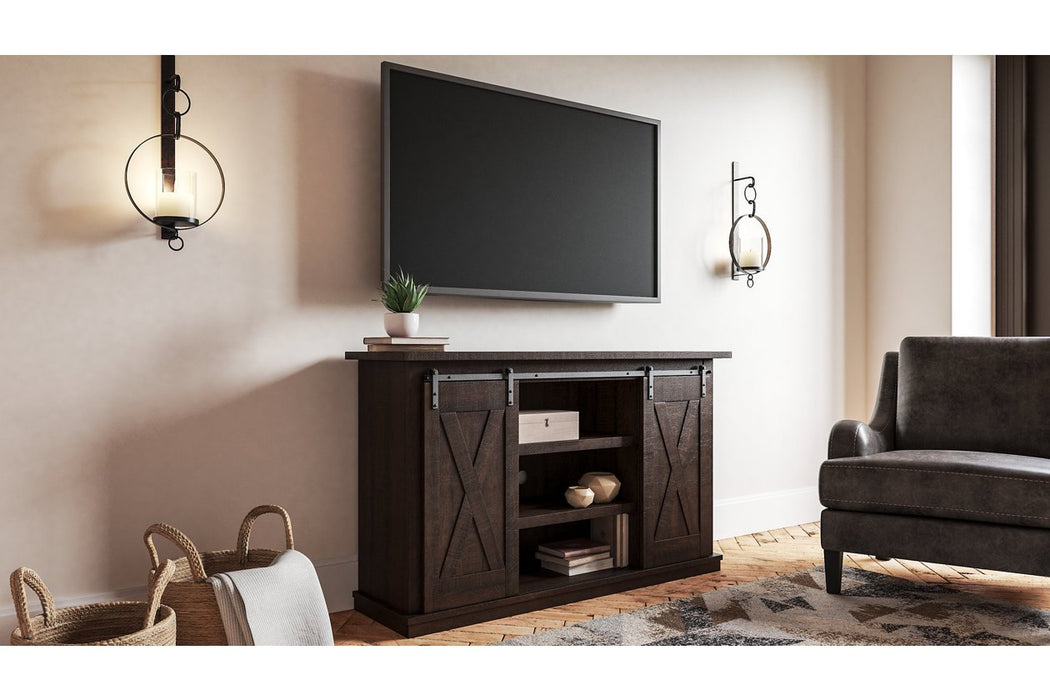 Camiburg Warm Brown 54" TV Stand - Lara Furniture