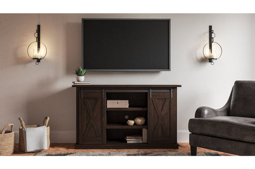 Camiburg Warm Brown 54" TV Stand - Lara Furniture