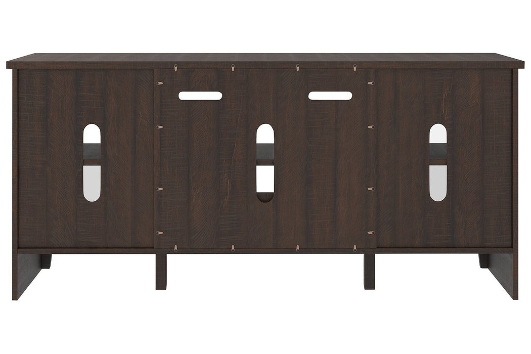 Camiburg Warm Brown 60" TV Stand - Lara Furniture