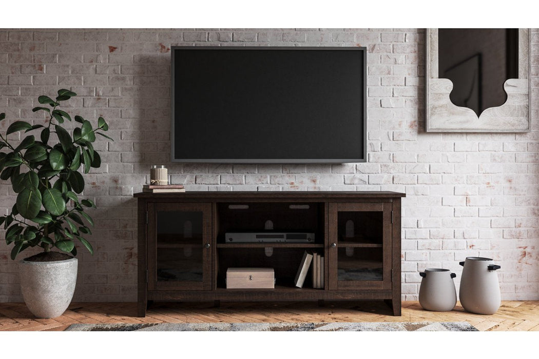 Camiburg Warm Brown 60" TV Stand - Lara Furniture