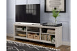 Dorrinson Antique White 70" TV Stand - Lara Furniture