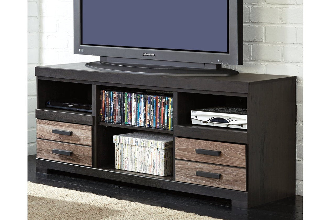 Harlinton Warm Gray 63" TV Stand - Lara Furniture