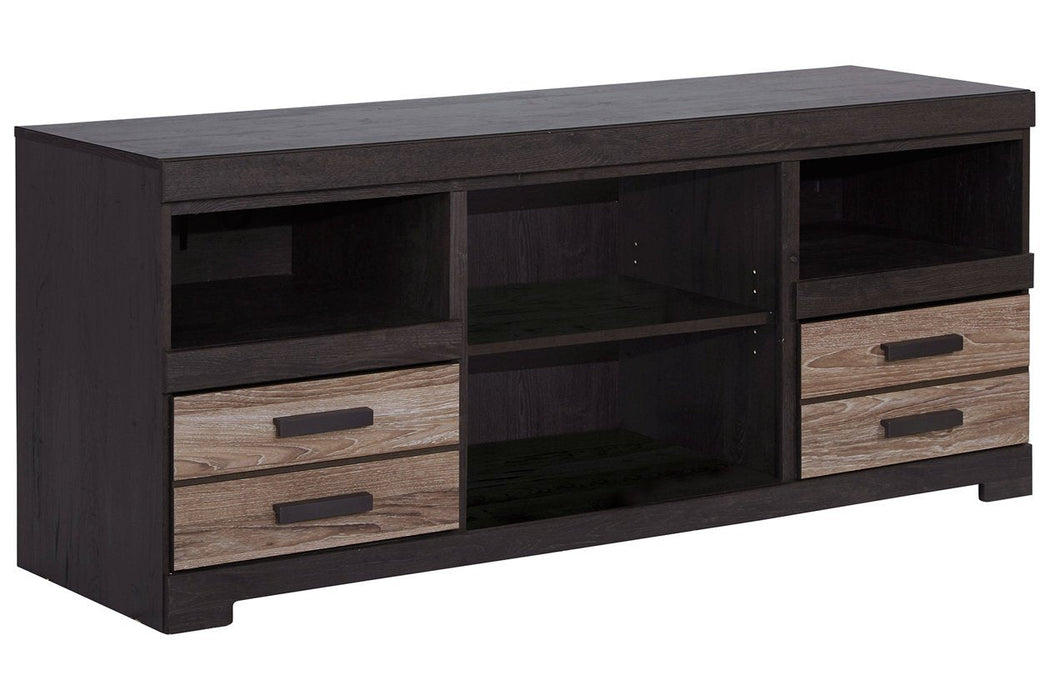 Harlinton Warm Gray 63" TV Stand - Lara Furniture