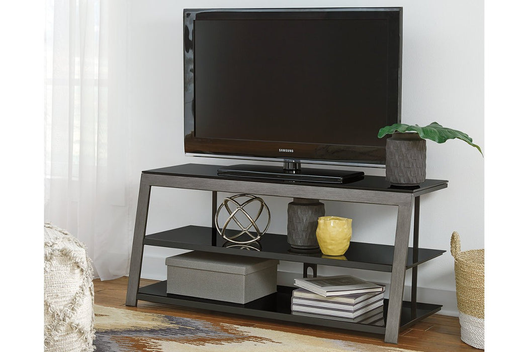 Rollynx Black 48" TV Stand - Lara Furniture