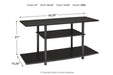 Cooperson Black 42" TV Stand - Lara Furniture