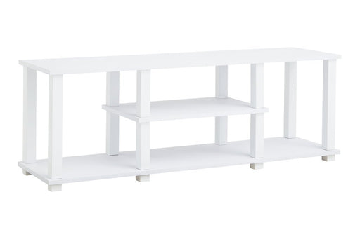 Baraga White 48" TV Stand - Lara Furniture