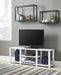 Baraga White 48" TV Stand - Lara Furniture