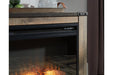 Trinell Brown Fireplace Mantel - Lara Furniture