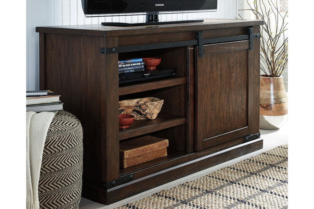 Budmore Rustic Brown 50" TV Stand - Lara Furniture